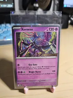 Xerneas Best Buy Exclusive (Mega Evolution Stamped) 064/132 Promo NM Sealed - Image 1