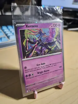 Xerneas Best Buy Exclusive (Mega Evolution Stamped) 064/132 Promo NM Sealed - Image 2