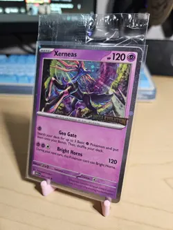 Xerneas Best Buy Exclusive (Mega Evolution Stamped) 064/132 Promo NM Sealed - Image 3