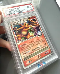 Pokemon Charizard G Lv.X DP45 PSA 8 NM-MT Black Star Promo Holo 2009 D&P - Image 3