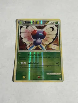 Butterfree 16/123 HeartGold SoulSilver Reverse Holo [MP] Pokemon TCG - Image 1