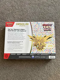 Pokemon TCG Scarlet & Violet 151 Zapdos EX Collection ✅ FREE AU SHIP ✅ - Image 2