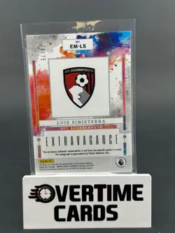 2024-25 Panini Impeccable Luis Sinisterra Extravagance Patch Auto #'d /75 - Image 2