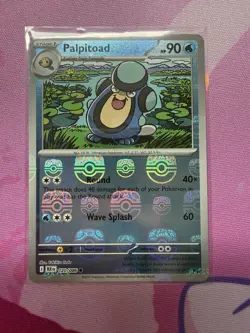 Pokemon TCG Palpitoad Masterball 020/086 Black Bolt English Master Ball - Image 1