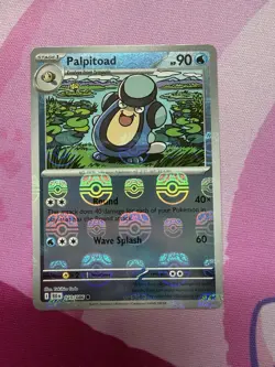 Pokemon TCG Palpitoad Masterball 020/086 Black Bolt English Master Ball - Image 3