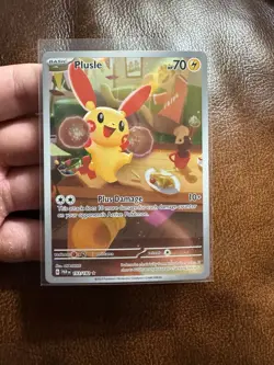 Pokemon TCG Plusle 193/182 Sv04: Paradox Rift Illustration Rare Near Mint - Image 3