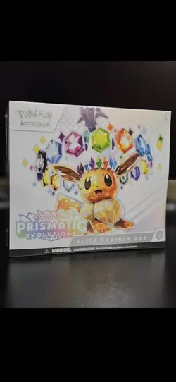 🔥 Pokemon TCG Prismatic Evolutions ETB | SEALED ELITE TRAINER BOX 💎BRAND NEW✨ - Image 1