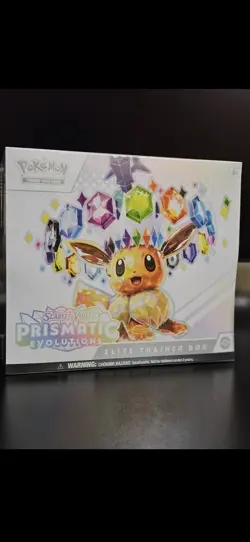 🔥 Pokemon TCG Prismatic Evolutions ETB | SEALED ELITE TRAINER BOX 💎BRAND NEW✨ - Image 2