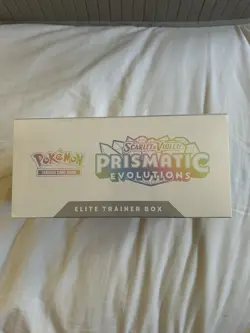 Pokemon TCG Prismatic Evolutions Elite Trainer Box ETB Brand New and Sealed - Image 3