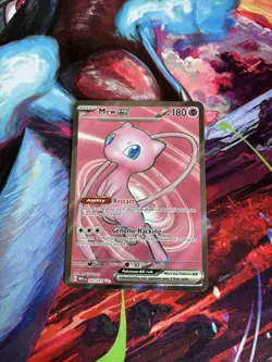Pokemon TCG Mew Ex 193/165 Full Art Ultra Rare Scarlet & Violet 151 - Image 1