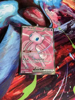 Pokemon TCG Mew Ex 193/165 Full Art Ultra Rare Scarlet & Violet 151 - Image 3