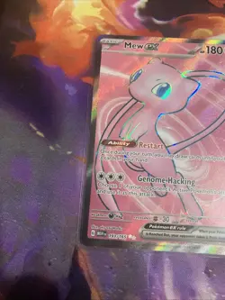 Mew ex 193/165 Ultra Rare Full Art Scarlet & Violet Pokemon TCG 151 English LP - Image 2