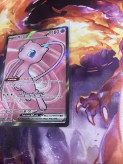 Mew ex 193/165 Ultra Rare Full Art Scarlet & Violet Pokemon TCG 151 English LP - Image 3