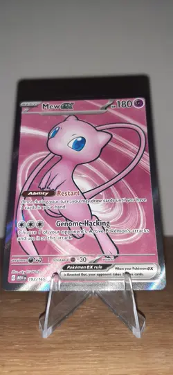 Pokemon Mew EX TCG Full Art Scarlet Violet 151 Card 193/165 - Image 2