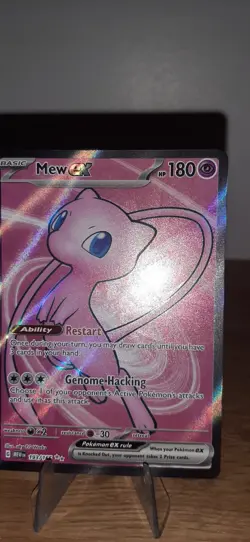 Pokemon Mew EX TCG Full Art Scarlet Violet 151 Card 193/165 - Image 5