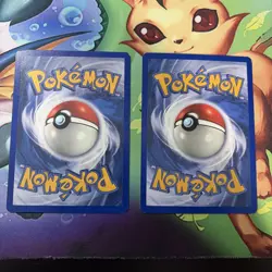 Neo Discovery Rare Pokemon Card Beedrill 18/75 & Butterfree 19/75 both LP - Image 2