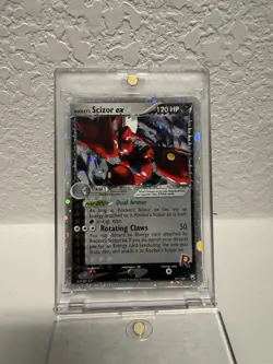 Pokemon Card Rocket's Scizor ex 101/109 Team Rocket Returns Holo - Image 1