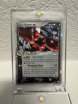 Pokemon Card Rocket's Scizor ex 101/109 Team Rocket Returns Holo - Image 2