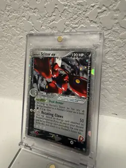 Pokemon Card Rocket's Scizor ex 101/109 Team Rocket Returns Holo - Image 3