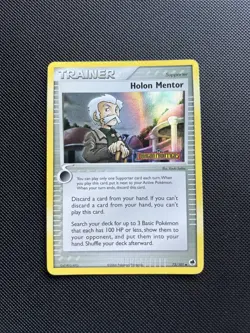 Pokemon Card EX Dragon Frontiers Reverse Holo Holon Mentor 75/101 Stamped - Image 1
