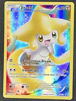 Pokemon Jirachi XY112 XY Black Star Promo Full Art Holo Basic 70 HP Card - Image 1
