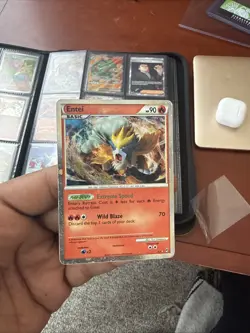 Pokemon TCG Shiny Entei Call of Legends Holographic Card SL3 - Image 1