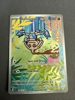 Hitmontop 240/217 Illustration Rare IR Holo Ascended Heroes Pokemon TCG Card - Image 1