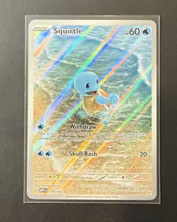 Pokemon Squirtle Holo Card TCG SV Scarlet & Violet 151 Series 170/165 - Image 1