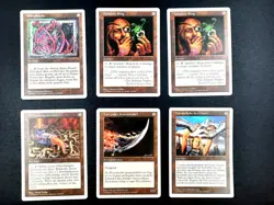 MTG - 5.ED. UNLIMITED (WB/'97) - 6 x RARE CARD KONVOLUT/RARE/NEVER PLAYED/NM-EX - Image 1