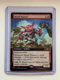 Brash Taunter Extended Art NON-FOIL Core Set 2021 #363 NM - MTG ENG - Image 1
