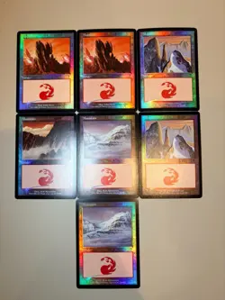 17 7th edition basic lands - Foil - English - MTG 7th edition - Image 2