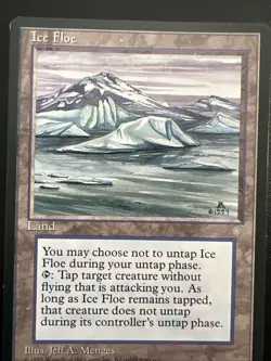 Vintage Magic The Gathering (MTG) : Ice Age : Ice Floe - Image 1