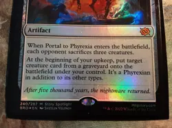 Portal to Phyrexia The Brothers' War Foil (PANGOLIN MTG) NM-/LP+. See Pics - Image 3