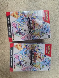 Pokemon Scarlet & Violet Prismatic Evolutions Booster Bundle Lot Of 2 - Image 1