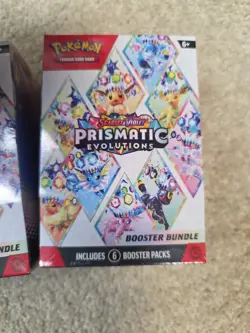 Pokemon Scarlet & Violet Prismatic Evolutions Booster Bundle Lot Of 2 - Image 2
