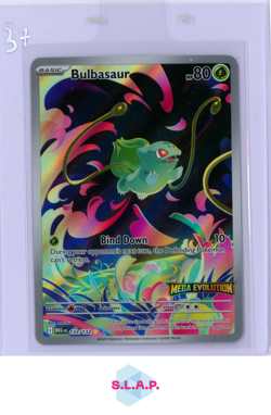 BULBASAUR POKEMON 133/132 MEGA EVOLUTION HOLO 2025 EN - Image 1