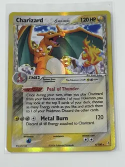 Pokemon TCG Charizard EX Crystal Guardians 4/100 Holo Delta Species Lot 2006 - Image 3