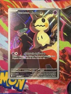 Team Rockets Mimigma IR ASC 238/217 NM Pokemon Karte deutsch Erhabene Helden TOP - Image 1