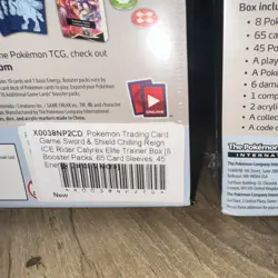 Pokemon TCG Chilling Reign Elite Trainer Box Ice Rider Calyrex 2 Boxes - Image 4