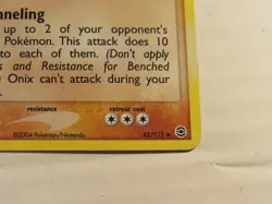 Onix - 42/112 - Pokemon Ex FireRed LeafGreen Reverse Holo MP - Image 5