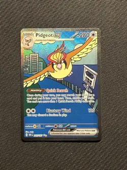 Pokemon Pidgeot EX 225/197 Special Illustration Obsidian Flames - Image 1