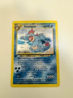Pokemon Feraligatr 5/111 Neo Genesis 1st Edition Holo Rare 120 HP English - Image 1