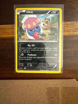 Inkay 41/108 Common Roaring Skies Pokemon Reverse Holo Near Mint - Image 1