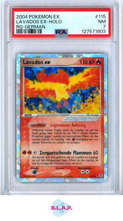 PALKIA G LV. X POKEMON 125/127 2009 PLATINUM HOLO ENGLISH PSA 7 - Image 1