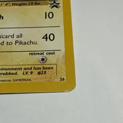 Pokemon TCG Pikachu Snap WOTC Black Star Promo - Image 4