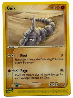 Onix - 71/100 EX Sandstorm 2003 - E Reader - Pokemon TCG - NM - Image 1