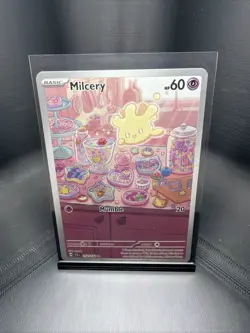Milcery Pokemon Stellar Crown Illustration Rare 152/142 - Image 1