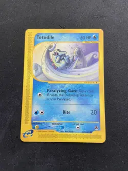 Pokemon TOTODILE 135/165 | NM | Expedition | 2002 - Image 1