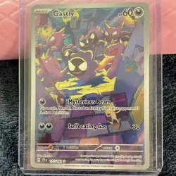 Pokemon Gastly 177/162 SV05 Temporal Forces Illustration Rare Full Art Holo - Image 1