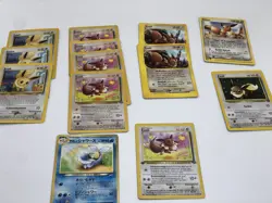 Evoli Pokemon Vintage Sammler Set + First Edition + Aquana Evee Sammlung - Image 1